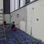 Sandstrahlen und Graffitientfernung